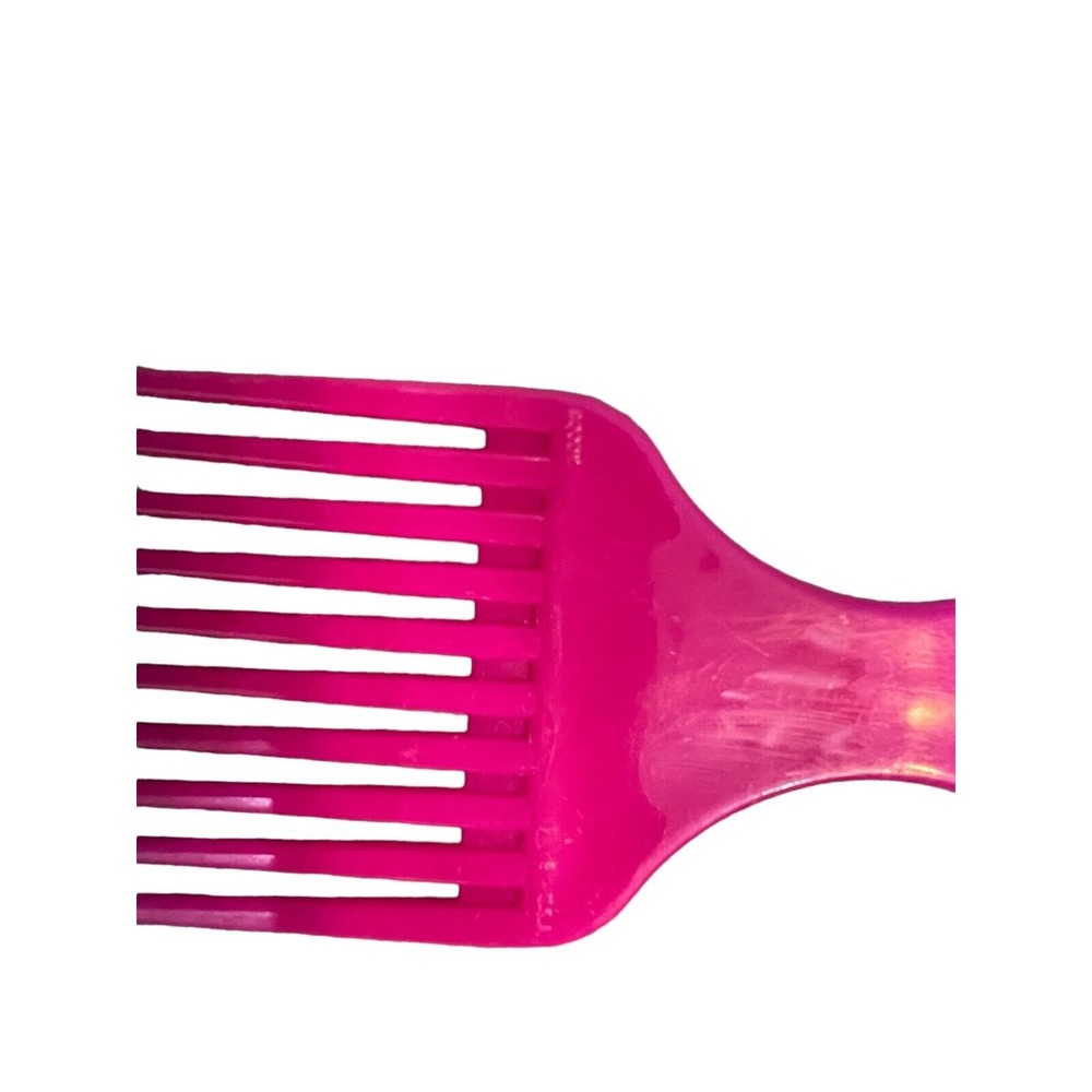 Vtg Pink &‎ Ivory Comb Hair Pick (2) NEW OLD STOCK Retro 1980-90s USA Goody - Picture 3 of 4